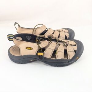 Keen Newport H2 Hiking Sandals Tan Beige Waterproof 9 Outdoors Summer Active